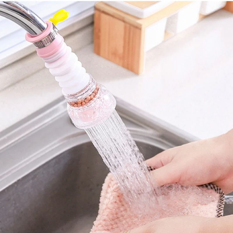 NEW Rotation Kitchen Faucet Spouts Sprayers PVC Shower Tap Water Filter Purifier Nozzle Filter For Household Kitchen Accessories