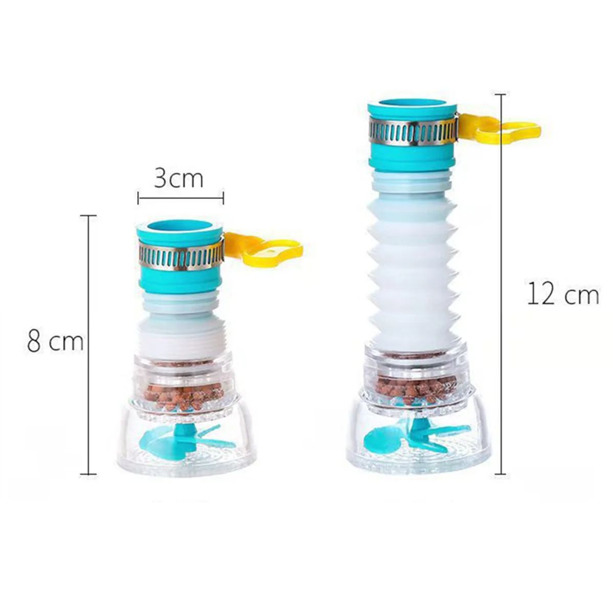 NEW Rotation Kitchen Faucet Spouts Sprayers PVC Shower Tap Water Filter Purifier Nozzle Filter For Household Kitchen Accessories