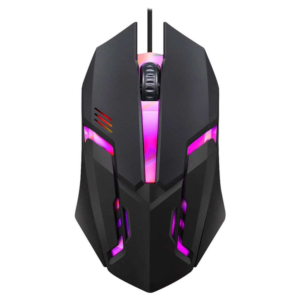 USB Wired Mouse Colorful LED Gaming Mouse 5000 DPI Wired Mice Optical Wired Gamer Mouse For Desktop Laptop PC Computer
