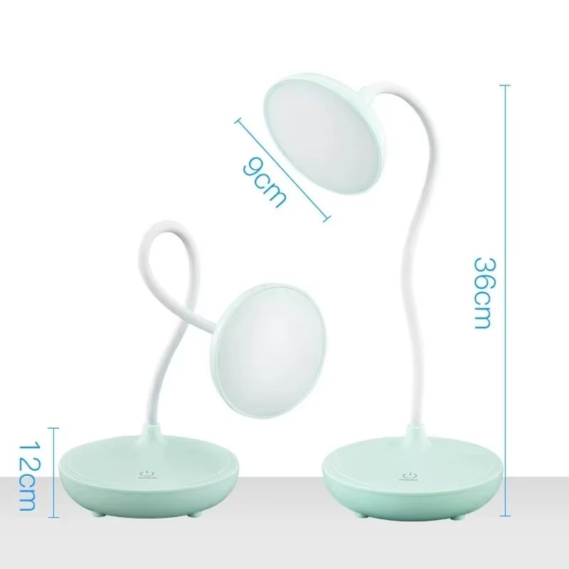 Touch Control LED Table Lamp USB Rechargeable Desk Lamp Dimmable Reading Night Light Eye Protection Flexible Studying Lights