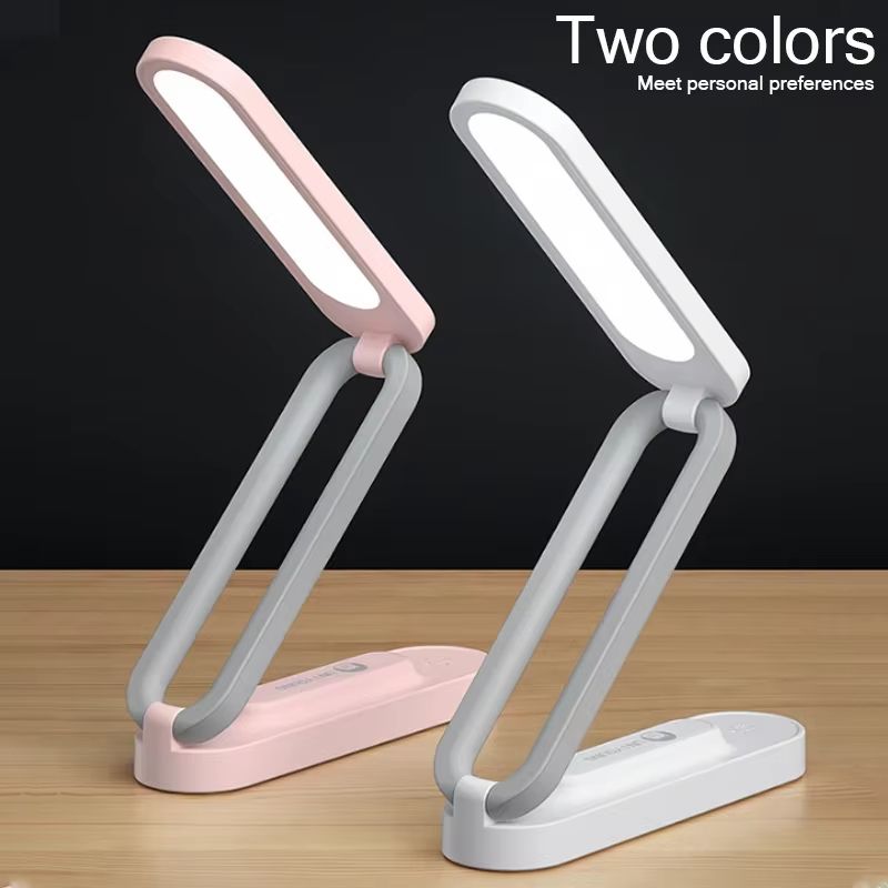 LED Folding Desk Lamp Reading Eye Protection 3-Level Dimming Lighting Table Lamps Bedside Living Bedroom Charging Night Lighting