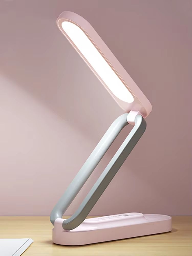 LED Folding Desk Lamp Reading Eye Protection 3-Level Dimming Lighting Table Lamps Bedside Living Bedroom Charging Night Lighting