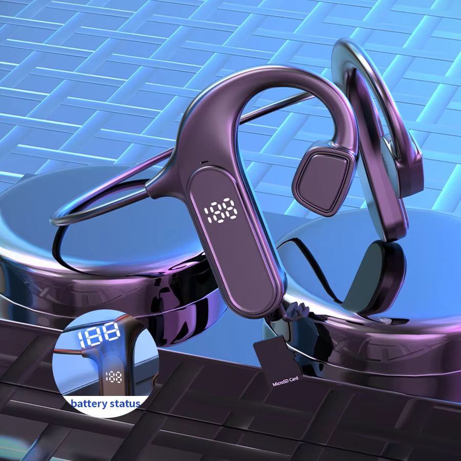 Bone Conduction Headphones Wireless earbuds Bluetooth 5.2 Earphones Ear Hook Comfortable Waterproof Sports Headset With Mic