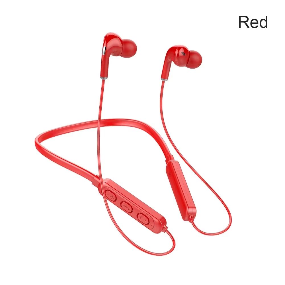 Wireless Bluetooth-compatible 5.1 Earphone Stereo Neckband Sports Headphone for Phone Tablet Headset with Built-in Microphone