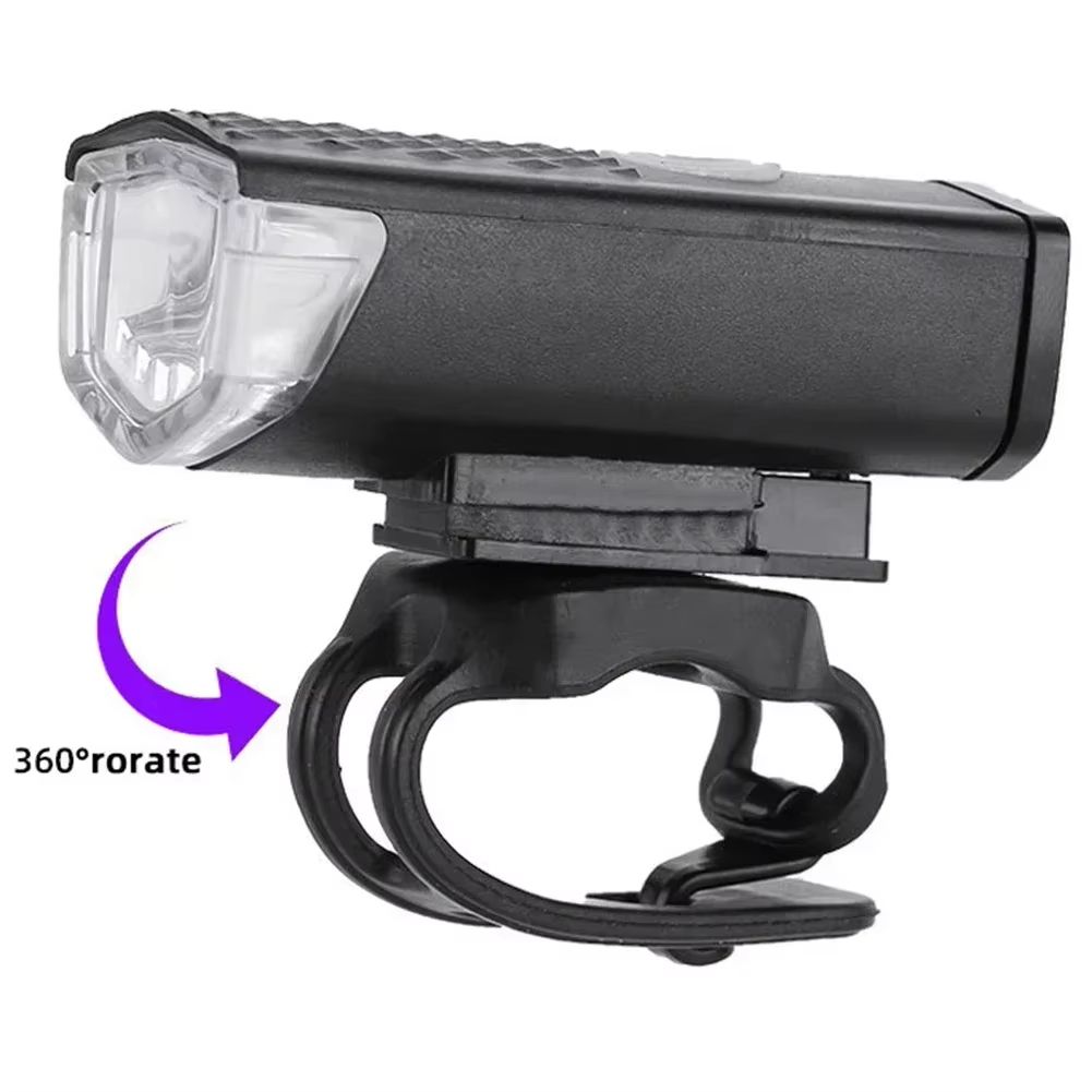 Bike Bicycle Light USB LED Rechargeable Set MTB Road Bike Front Back Headlight Lamp Flashlight Cycling Light Cycling Accessories
