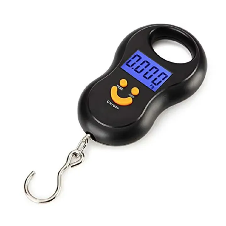 Electronic 50Kg 10g Hanging Scale LCD Digital Scale BackLight Fishing Weights Pocket Scale Luggage Scales