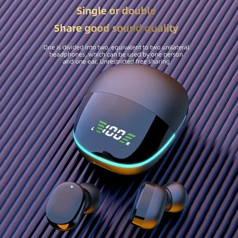 NEW TWS G9S  Bluetooth Headphones with Mic LED Display Earbuds Wireless Bluetooth Headset Noise Cancelling Earphones