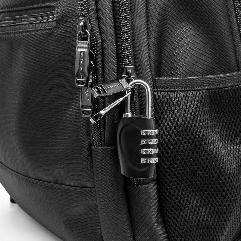 Popular 4-digit Password Padlock 6-color Gym Locker Anti-theft Combination Lock Luggage Travel Safety Lock Zinc Alloy Hardware