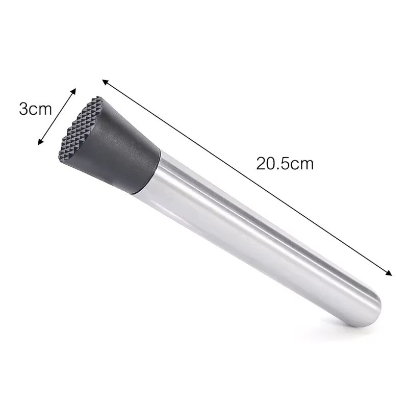 Stainless Steel Crushed Ice Hammer Multifunctional Popsicle Sticks Cocktail Swizzle Stick Fruit Lemon Muddle Pestle Bar Tools