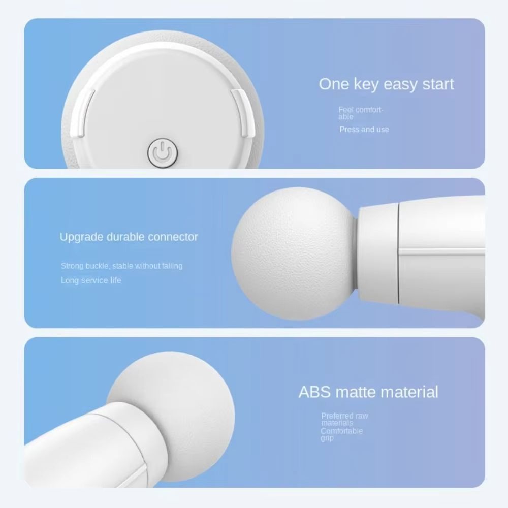 Electric Deep Tissue Massager 3 Levels Adjustable Mini Electric Fascia Massager Portable Handheld Deep Tissue Massagegun Women