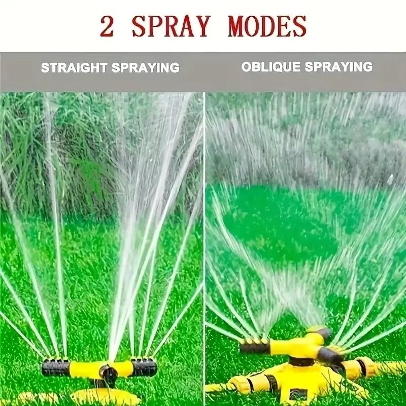 360 Degree Automatic Rotating Garden Lawn Sprinkler Yard Garden Large Area Coverage Water Sprinkler Irrigation Water Spraye