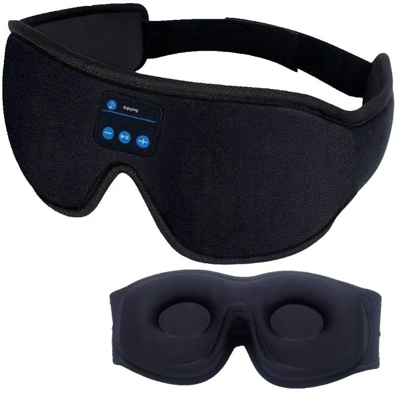 Bluetooth 5.2 Headphone 3D Wireless Music Eye Mask White Noise Headset For Artifact breathable Sleeping Headphones