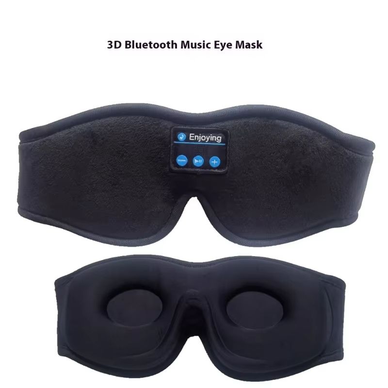 Bluetooth 5.2 Headphone 3D Wireless Music Eye Mask White Noise Headset For Artifact breathable Sleeping Headphones