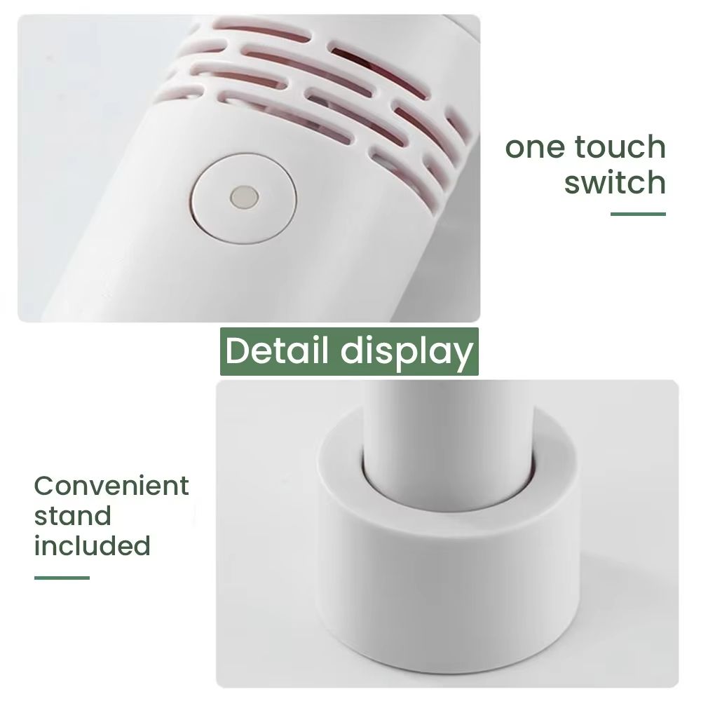 New Leafless Fan Quick Blow Dry Eyelash Glue Mini Handheld USB Rechargeable Leafless Fan Portable Fan 3-speed Wind Adjustment.