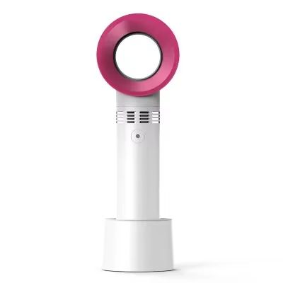 New Leafless Fan Quick Blow Dry Eyelash Glue Mini Handheld USB Rechargeable Leafless Fan Portable Fan 3-speed Wind Adjustment.