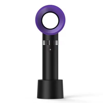 New Leafless Fan Quick Blow Dry Eyelash Glue Mini Handheld USB Rechargeable Leafless Fan Portable Fan 3-speed Wind Adjustment.