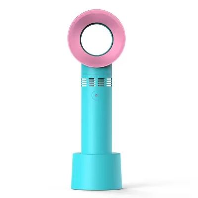 New Leafless Fan Quick Blow Dry Eyelash Glue Mini Handheld USB Rechargeable Leafless Fan Portable Fan 3-speed Wind Adjustment.