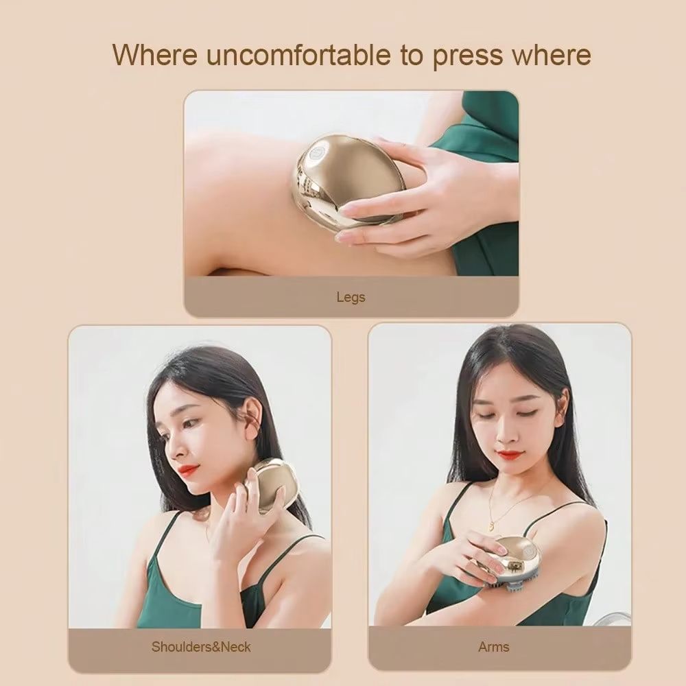Scalp Massager Mini Octopus Claw Hand Charging Multi-Function Kneading Vibration Massager Head Massager