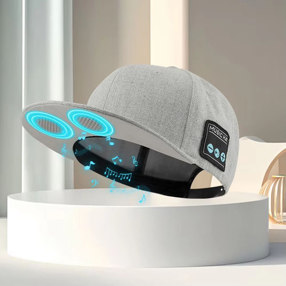 Multifunctional Outdoor Hat With Bluetooth Speakers Wireless Headphones Detachable Adjustable Music Baseball Cap Running Sports