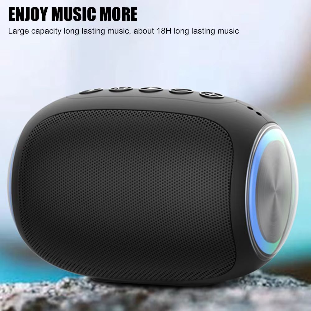 2023 Wireless BT Compatible Portable Speaker Subwoofer Outdoor Call Music Loudspeaker Stereo Double Speaker Surround