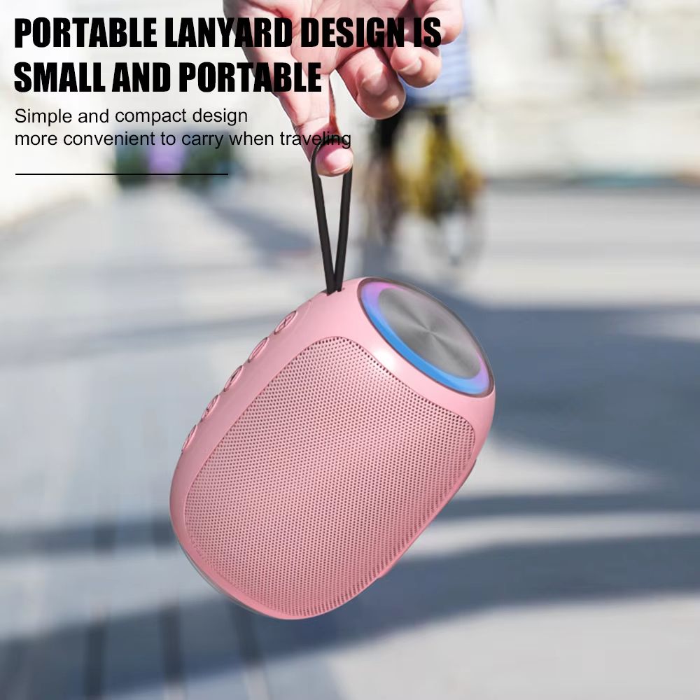 2023 Wireless BT Compatible Portable Speaker Subwoofer Outdoor Call Music Loudspeaker Stereo Double Speaker Surround
