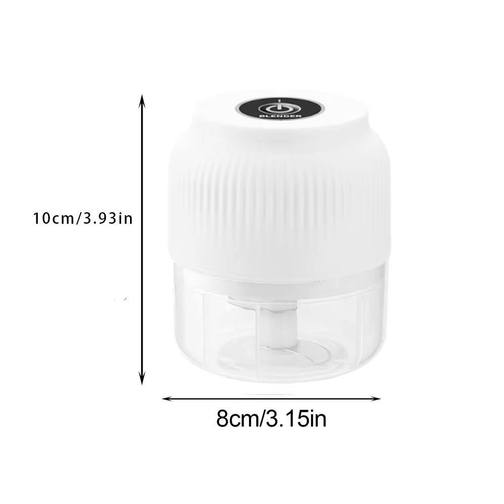 Electric Mini Garlic Chopper USB Meat Grinder Garlic Ginger Vegetable Baby Food Processor Meat Grinder Household Kitchen Tools