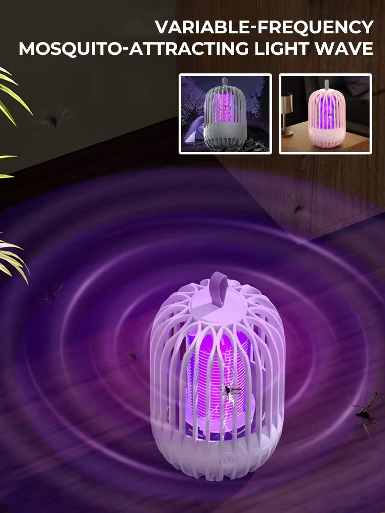 Mosquito Killer Repellent Lamp USB Rechargeable Electric Fly Trap Insect Killer Outdoor Mute Anti Strong Mosquito Lamps Swatter