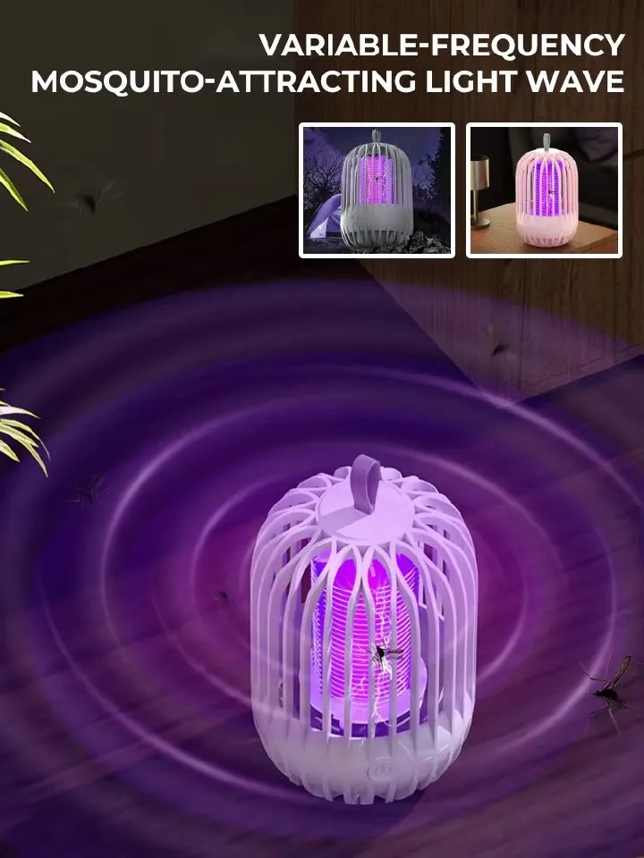 Mosquito Killer Repellent Lamp USB Rechargeable Electric Fly Trap Insect Killer Outdoor Mute Anti Strong Mosquito Lamps Swatter