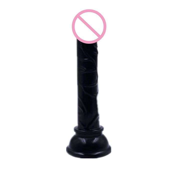 Realistic Small Size Dildo Adult Sex Toy For Women- Beginners 4"- Black