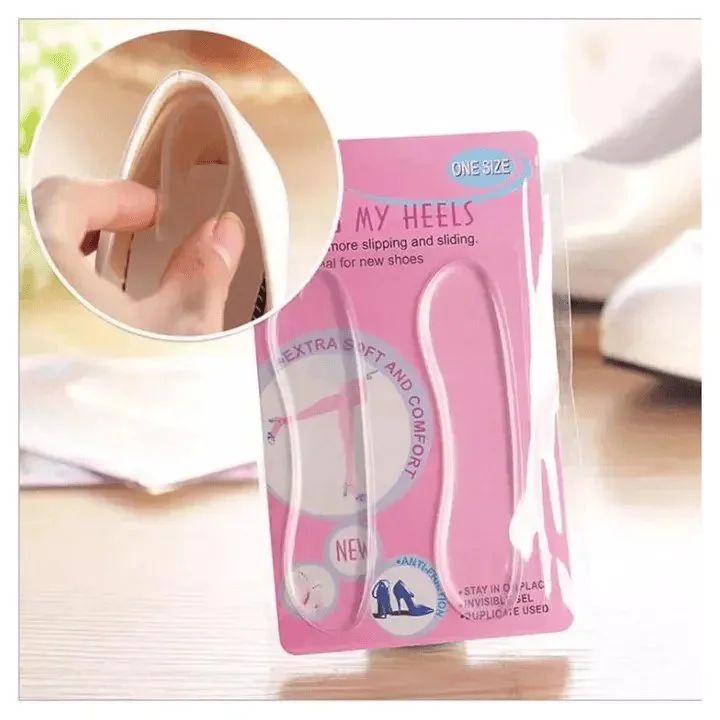 Clear Insert Pad Insole Fashion Silicone Gel Heel Cushion Protector