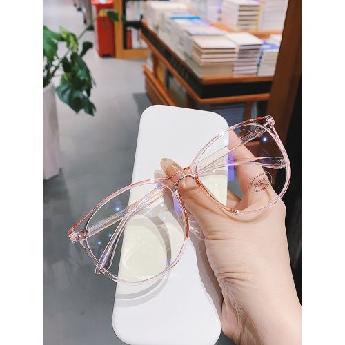 Blue Light Block Glasses Women Men Anti Eye Strain Headache Computer Glasses_Pink