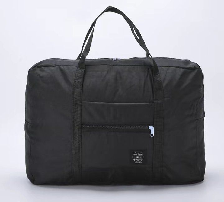 Foldable moving luggage storage bag Clothing storage bag Portable multifunctional aircraft bag Large capacity travel bag BLACK