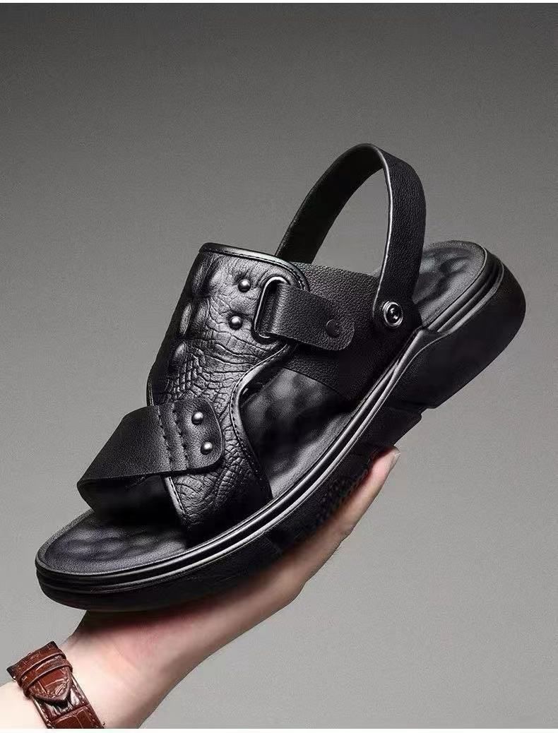 2024 Summer New Fashion Men White Leather Sandals Outdoor Comfortable Breathable Sports Casual Non-Slip Beach Luxury Sandals
No reviews yet