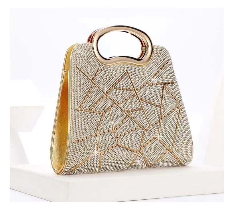 Diamond Heart Evening Bag Wedding and Dance Bag with Ele Handbag Design for Special Occasions