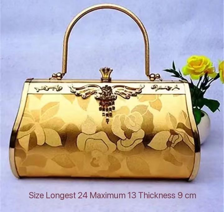 Women's handbag hand-held cheongsam bag evening banquet bag gift bag crossbody cross-border handbag