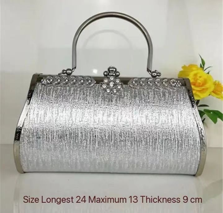 Women's handbag hand-held cheongsam bag evening banquet bag gift bag crossbody cross-border handbag