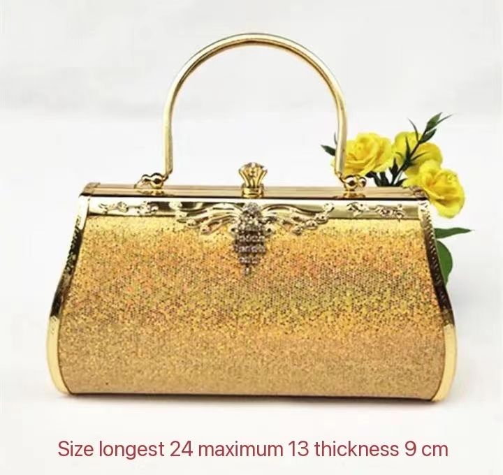 Women's handbag hand-held cheongsam bag evening banquet bag gift bag crossbody cross-border handbag