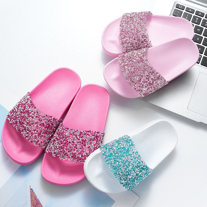 Kids plush shoes for  thick soles plus fluffy lazy slippers high quality Kitty plush warm shoes