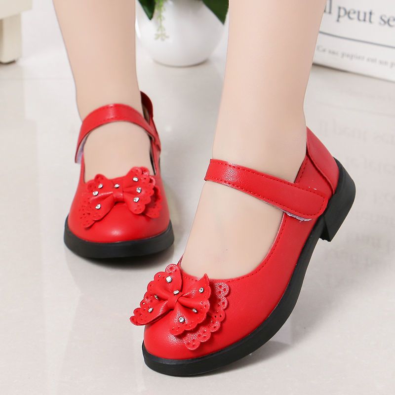 Girls leather shoes childrens's shoes new girls princess shoes korean version children's slippers shoes