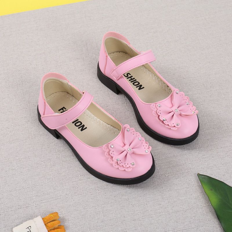 Girls leather shoes childrens's shoes new girls princess shoes korean version children's slippers shoes