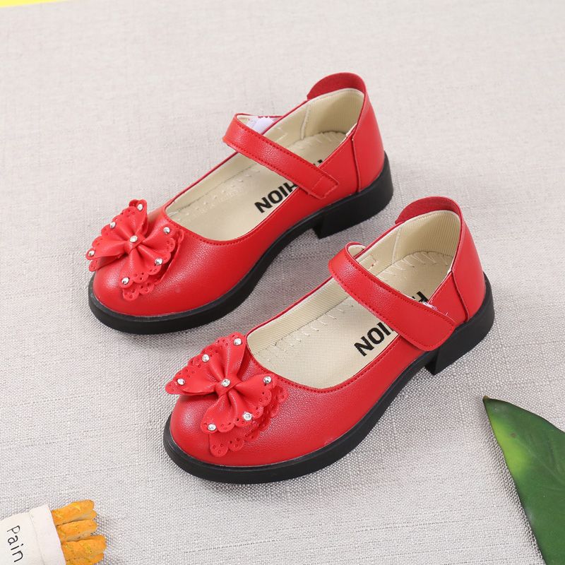 Girls leather shoes childrens's shoes new girls princess shoes korean version children's slippers shoes