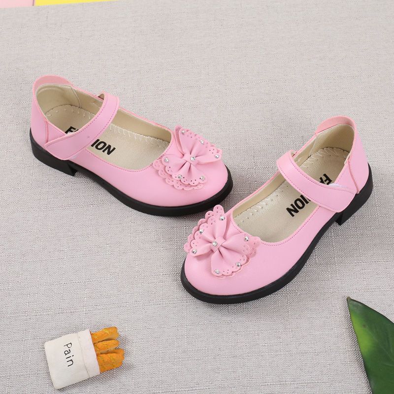 Girls leather shoes childrens's shoes new girls princess shoes korean version children's slippers shoes