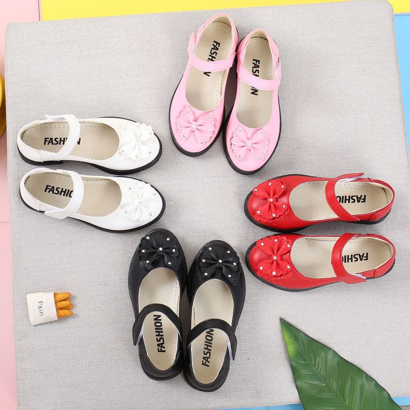 Girls leather shoes childrens's shoes new girls princess shoes korean version children's slippers shoes