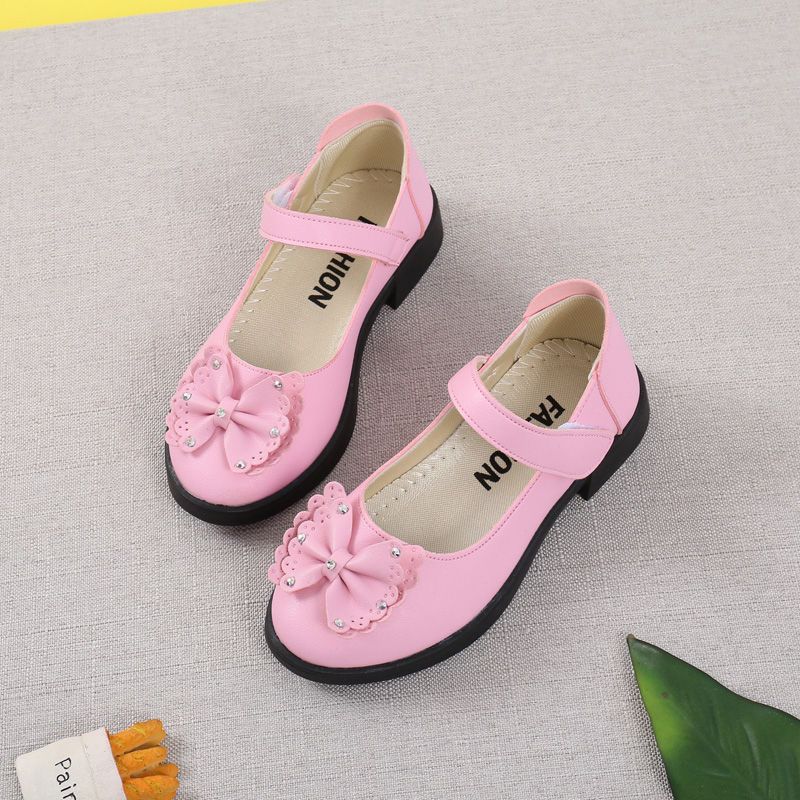 Girls leather shoes childrens's shoes new girls princess shoes korean version children's slippers shoes