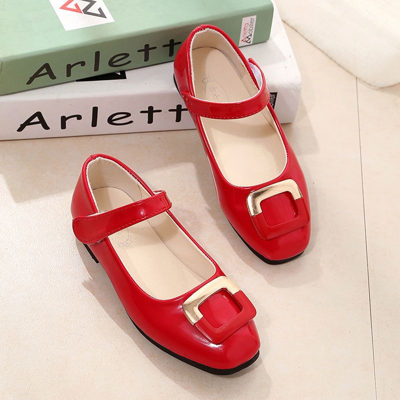Girls leather shoes childrens's shoes new girls princess shoes korean version children's slippers shoes