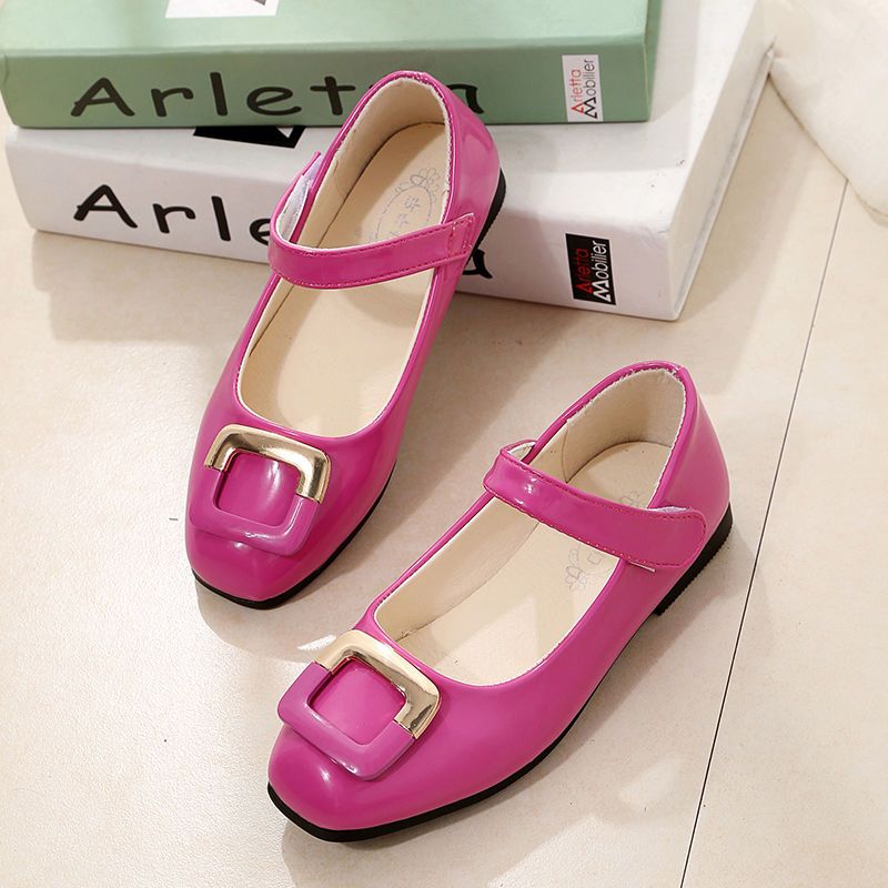Girls leather shoes childrens's shoes new girls princess shoes korean version children's slippers shoes