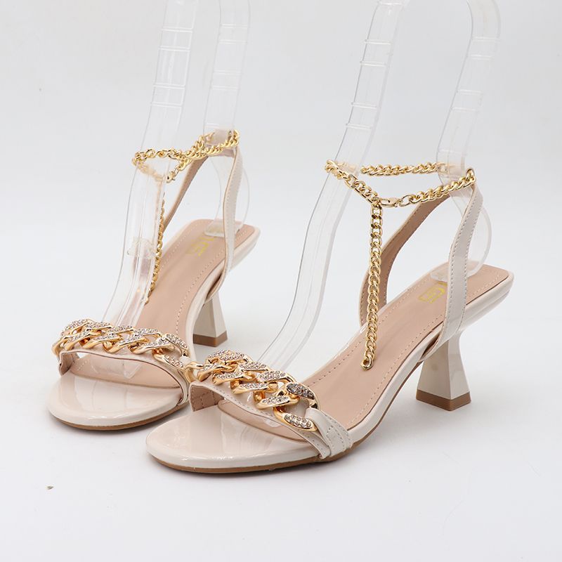 Quick sell  cheap [discount]sexy heeled women sandals open pointed-toe rhinestones lace-up ladies stiletto heels shoes[ Afew pairs left]