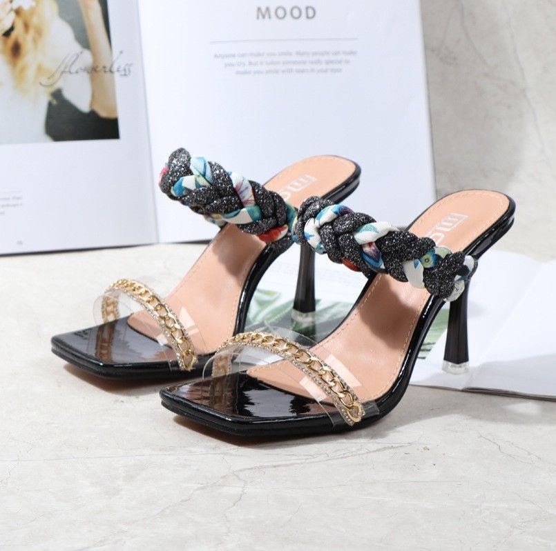 Quick sell  cheap [discount]sexy heeled women sandals open pointed-toe rhinestones lace-up ladies stiletto heels shoes[ Afew pairs left]