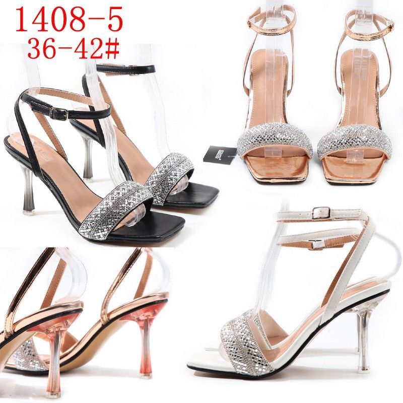 Quick sell  cheap [discount]sexy heeled women sandals open pointed-toe rhinestones lace-up ladies stiletto heels shoes[ Afew pairs left]