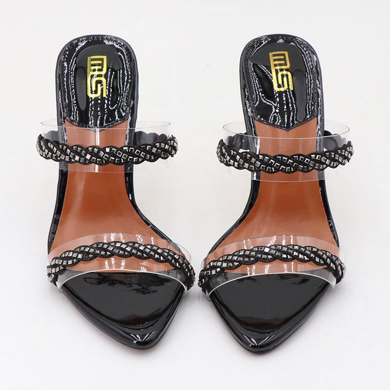 Cross boader,Quick sell  cheap [discount]sexy heeled women sandals open pointed-toe rhinestones tie-up ladies stiletto heels shoes